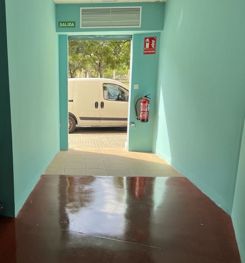 Zona de carga y salida