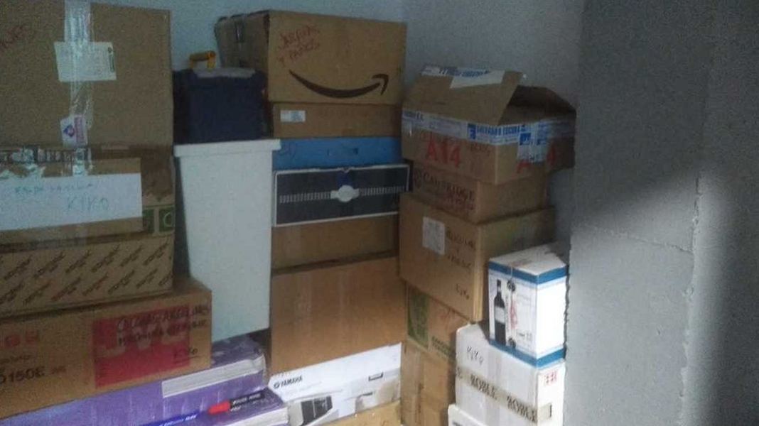 Un trastero en uso